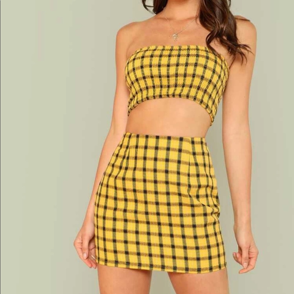 Two piece skirt set